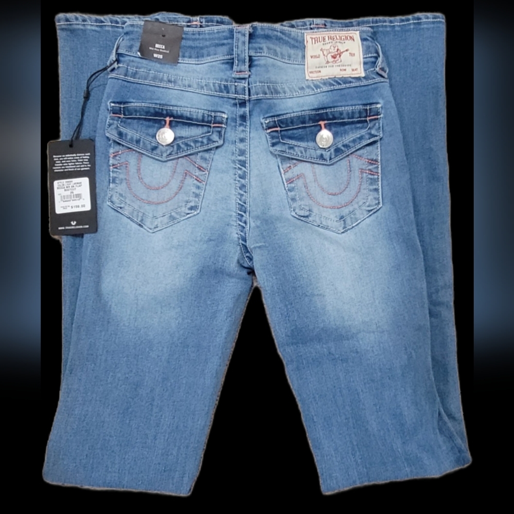 Women's or Juniors True Religion Jeans (Mid-rise Bootcut) Size W25/Length 31.5